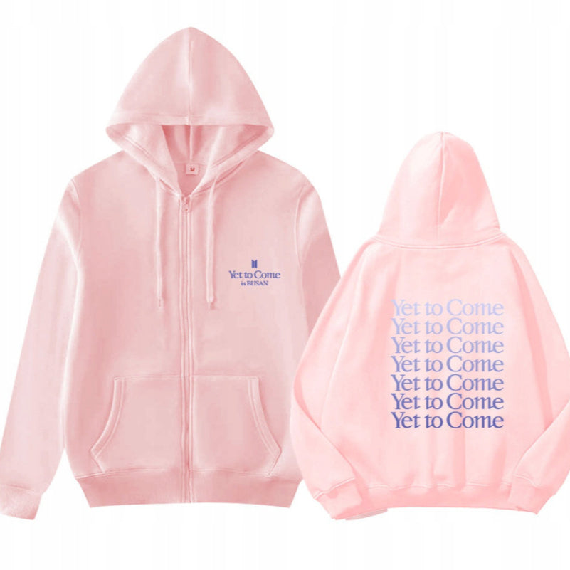 Casual Kpop Yet To Come Zipper Hoodie