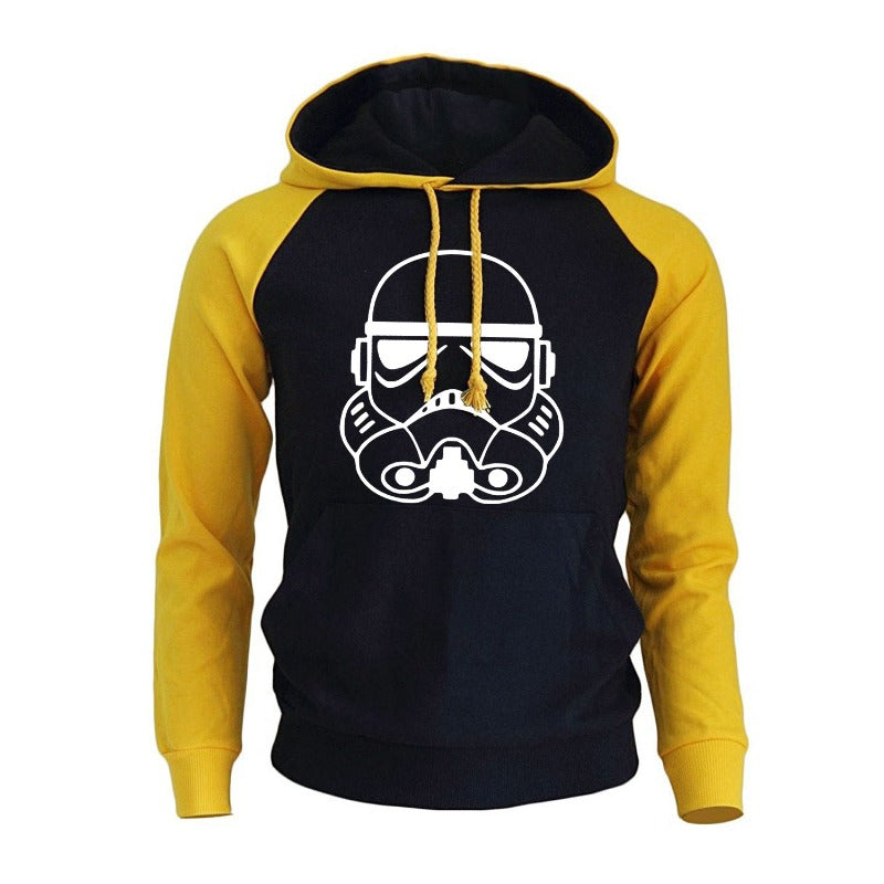 Casual Comic Men's Color Block Hoodie