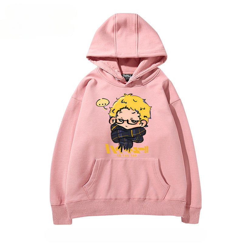 Unisex Anime Hinata Printed Pullover Hoodie