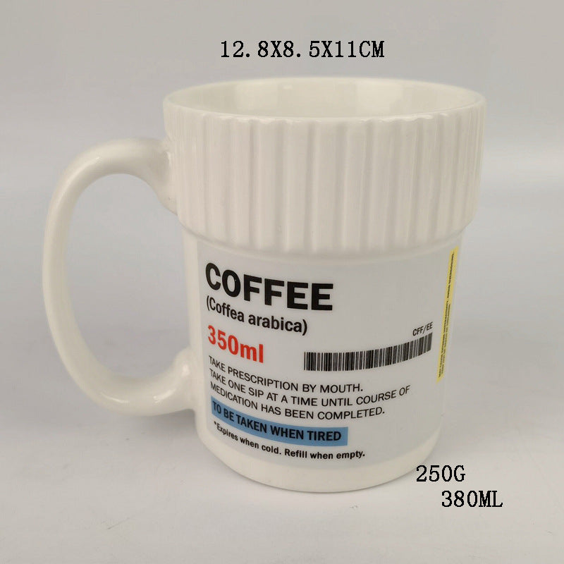 PRESCRIPTION COFFEE CERAMIC MUG