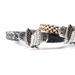Retro Anime Woven Leather Bracelet