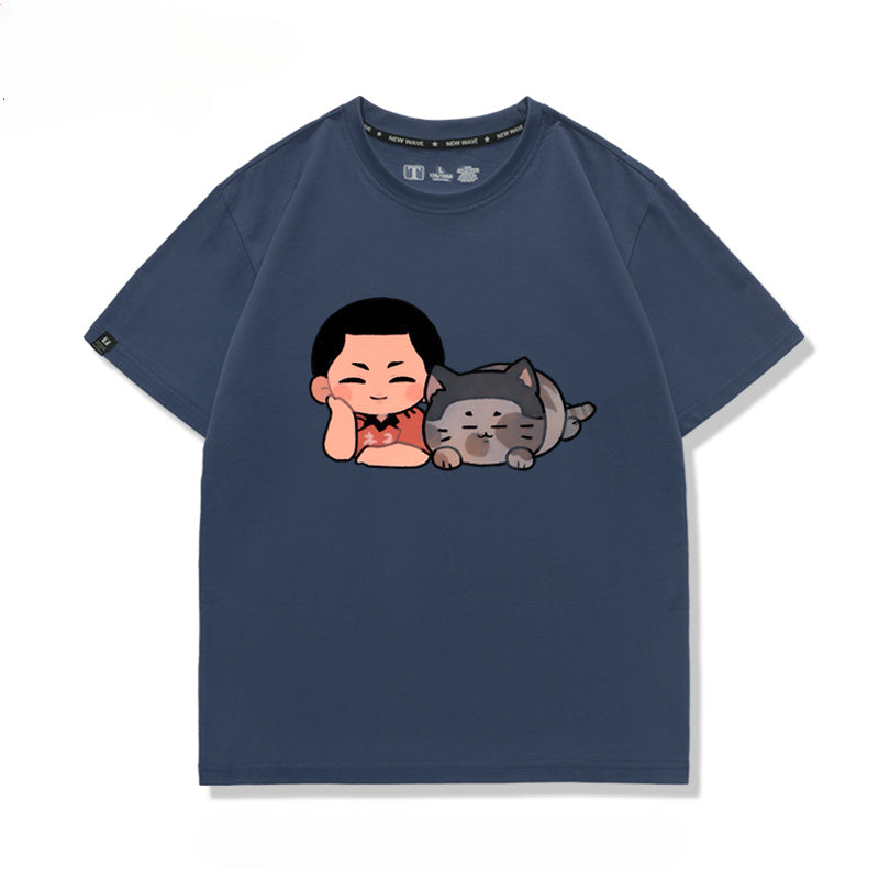 Women's Cute Anime Short-sleeved T-shirt