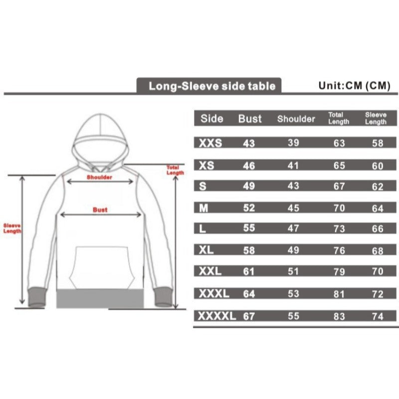Casual Anime Graphic Printed Pullover Hoodie