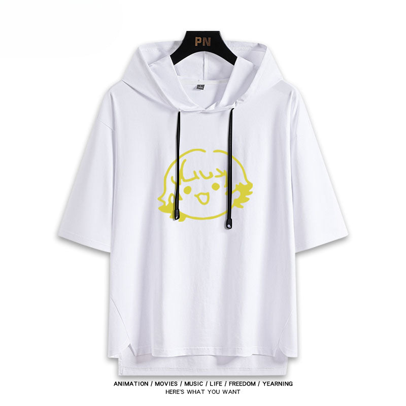 Men's and Women's Anime Nagi Hooded T-shirt