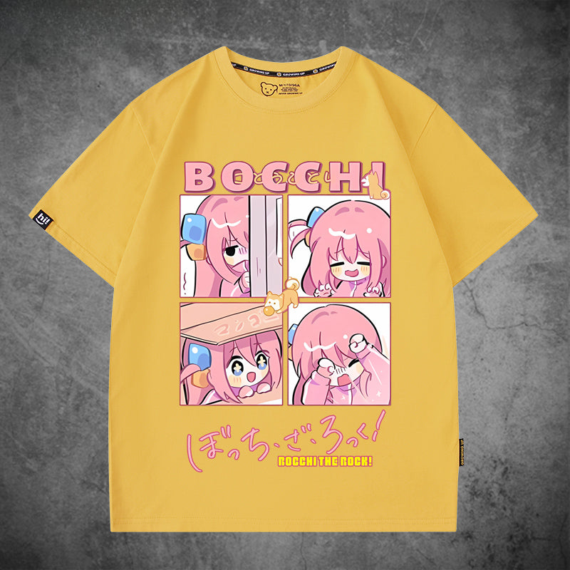 Unisex Bocchi Short-sleeved Cotton T-shirt