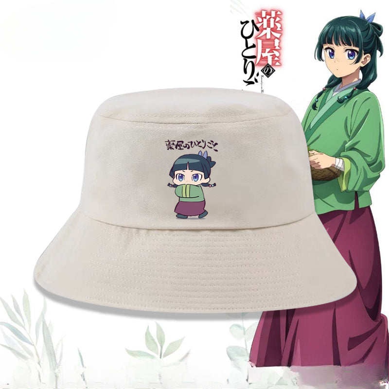 Casual Anime Print Bucket Hat