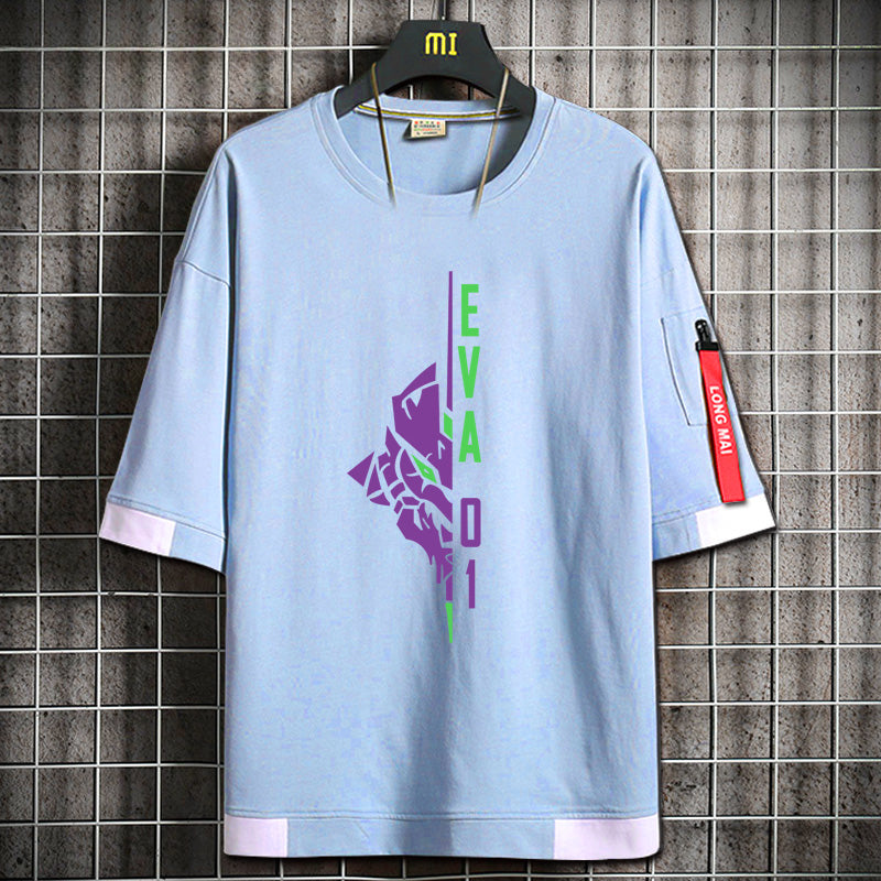 Men's EVA-01 Loose Short Sleeve T-Shirt