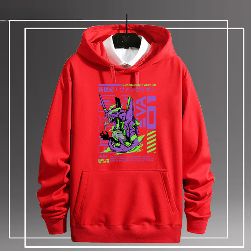 Casual EVA Graphic Loose Hoodie