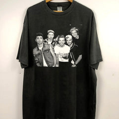 Women's Retro 1D Print Washed T-Shirt