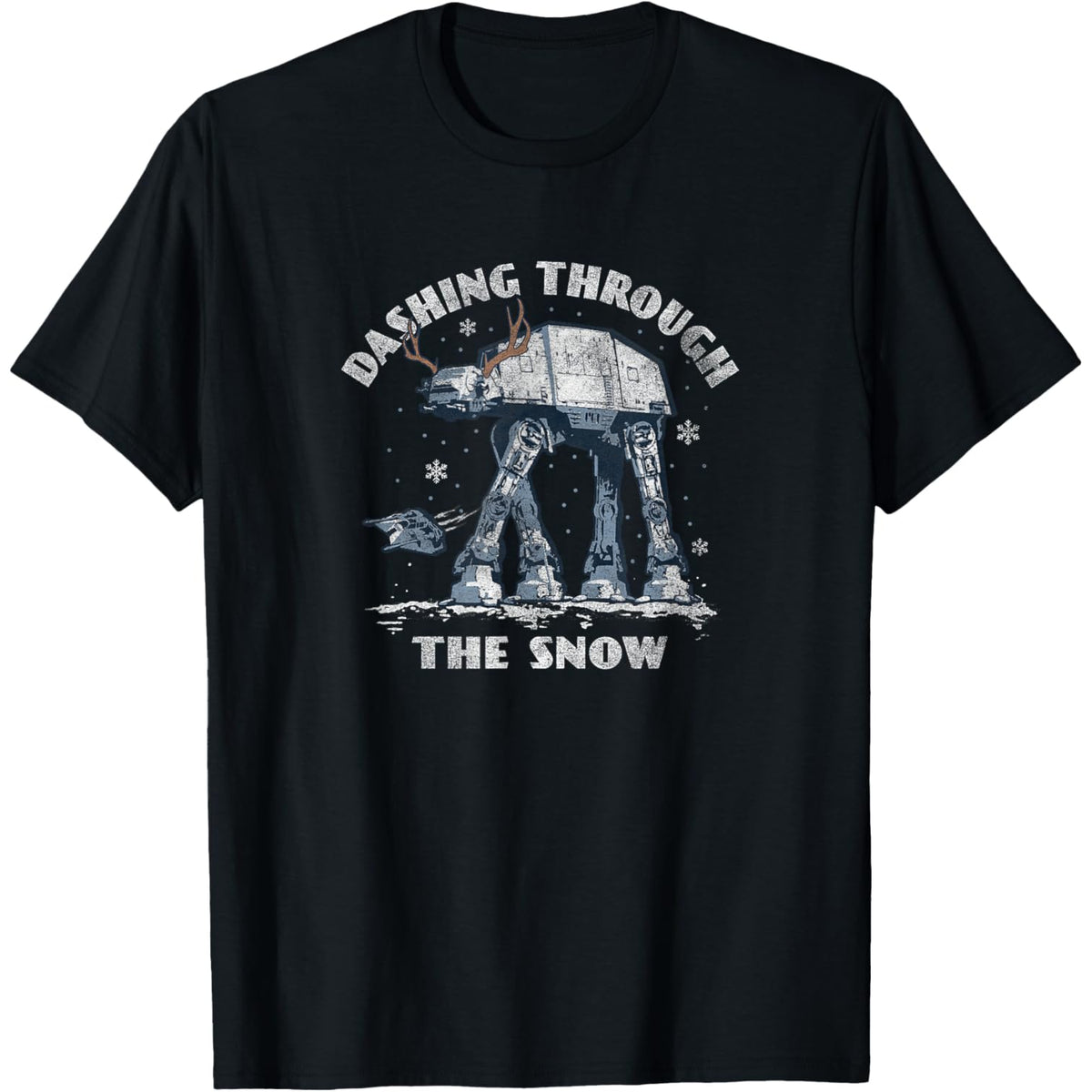 AT-AT Walker Dashing Through The Snow T-Shirt