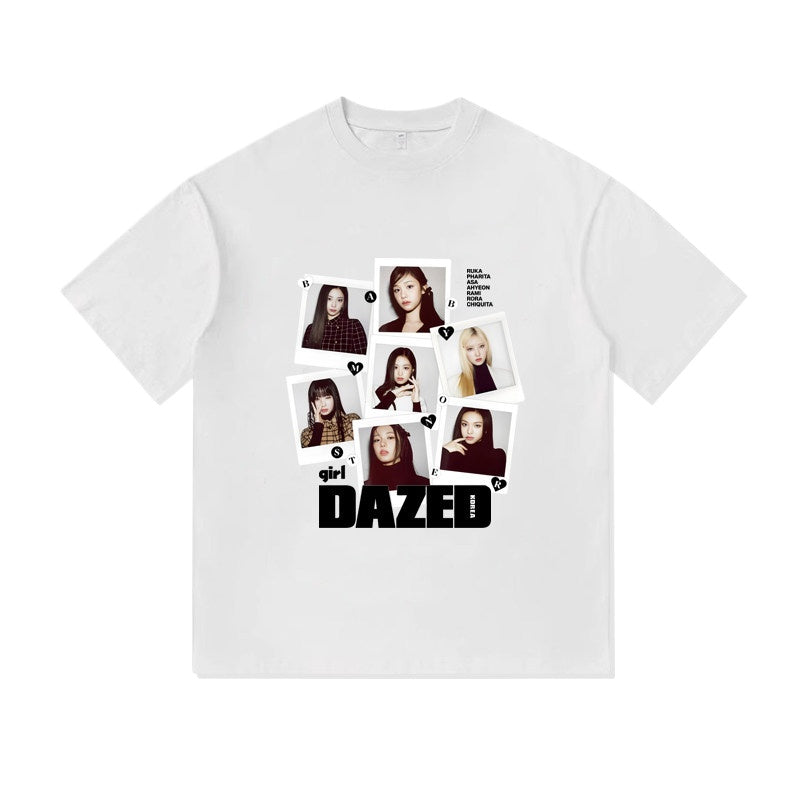 BM Group Polaroid Print Cotton T-shirt