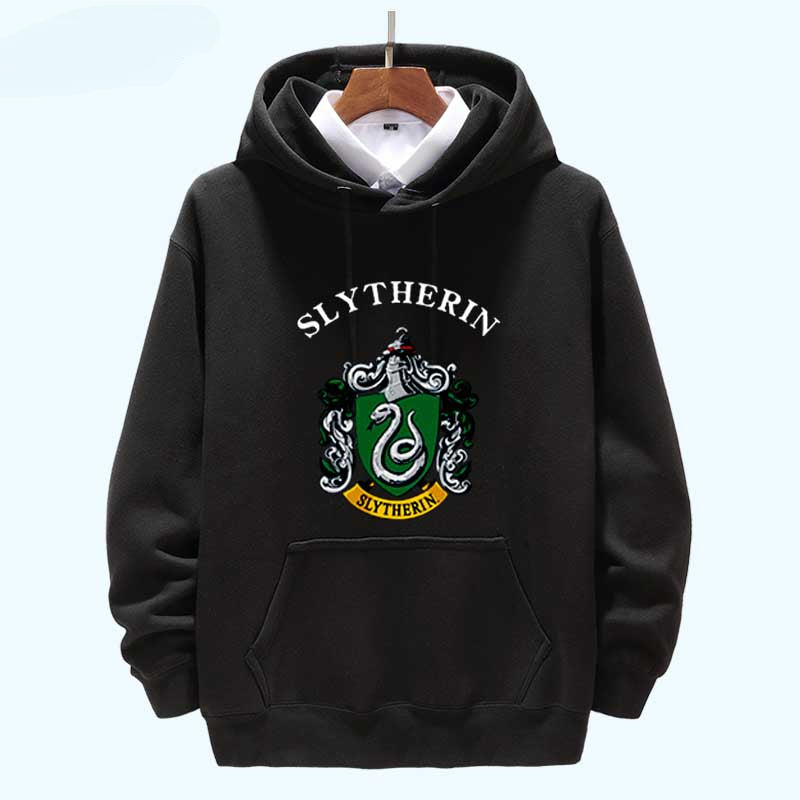 Unisex Slytherin Hogwarts Printed Hoodie