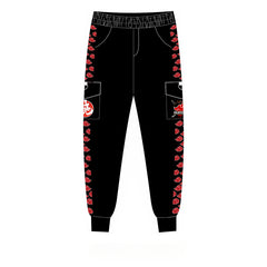 Trendy Men's Anime Letter Casual Trousers