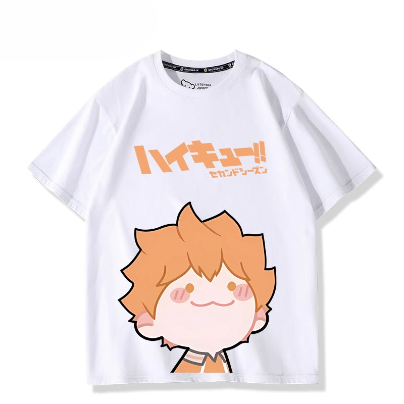Cute Anime Graphic Short Sleeve T-Shirt