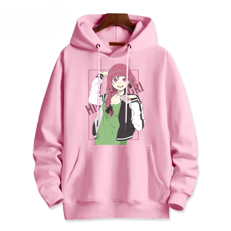 Casual Anime Graphic Print Cos Hoodie