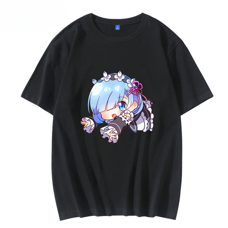 Rem Anime Short-sleeved T-shirt