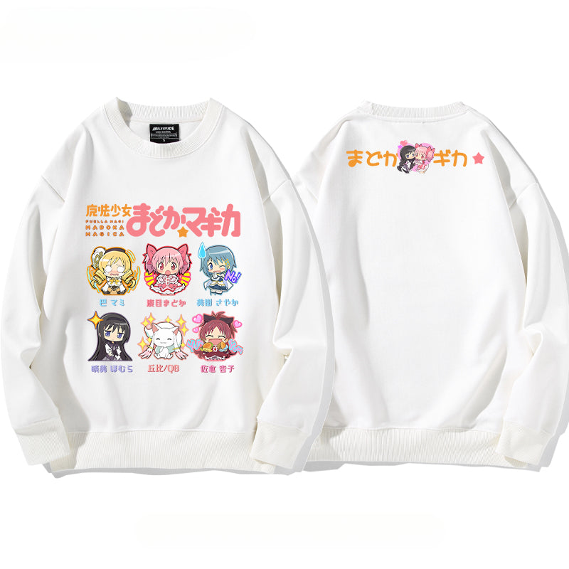 Casual Cute Girls Crew Neck Sweatshirt