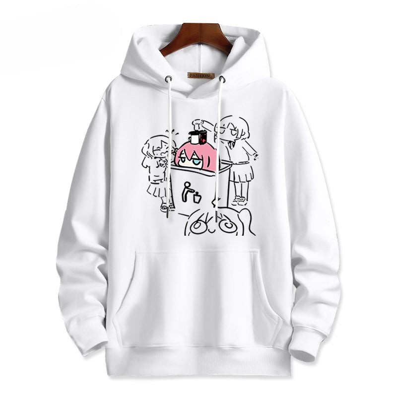 Unisex Bocchi Cosplay Pullover Hoodie