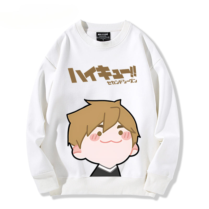 Cute Hinata Anime Pullover Sweatshirt
