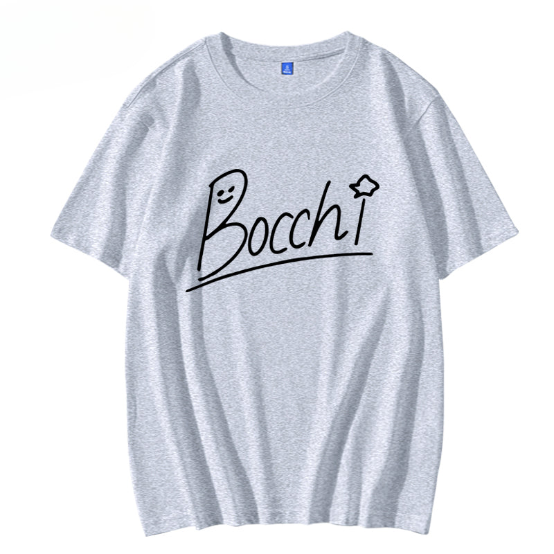 Bocchi Anime Logo Short-sleeved T-shirt