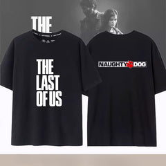 Trendy Game Logo Short Sleeve Cotton T-Shirt