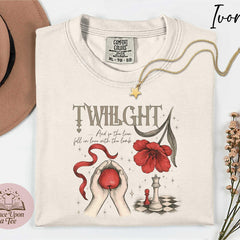 Retro Twilight So The Lion Fell in Love with The Lamb Tee