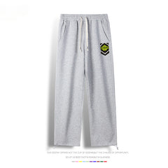Casual Anime Logo Drawstring Sweatpants