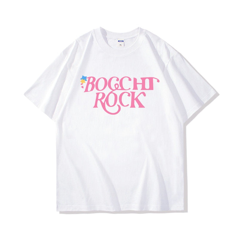Bocchi Anime Cosplay Short-sleeved T-shirt