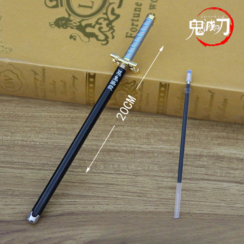 Cool Anime Sword Model Metal Gel Pen