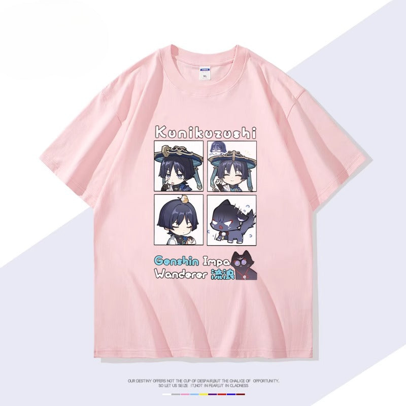 Unisex Game Graphic Short Sleeve T-Shirt
