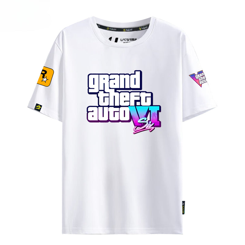 Casual Game R Star Short-sleeved T-shirt