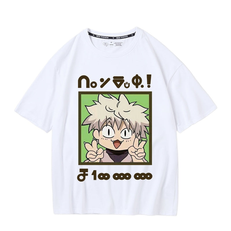 Cute Anime Printed Short-sleeved T-shirt