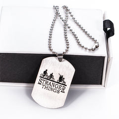 TV LOGO Dog Tag Necklace