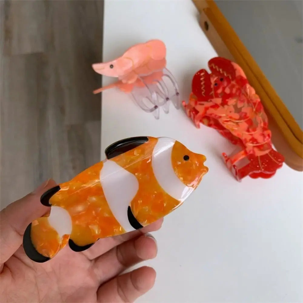 Sea-world Hair Claw Clips
