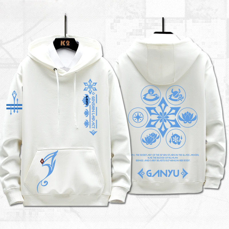 Game GanYu Printed Pullover Hoodie