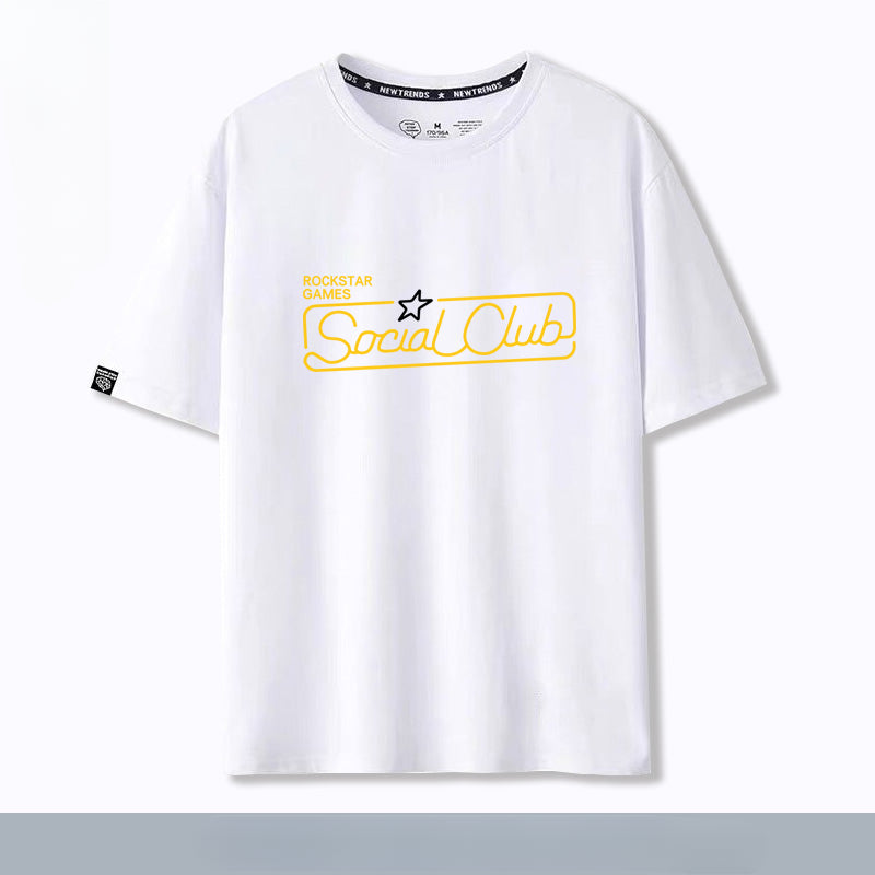 Unisex Game R Star Cotton Short Sleeve T-Shirt