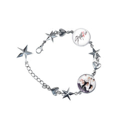 Versatile SKZ Pendant Zinc Alloy Bracelet