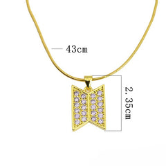 Creative BANGTAN LOGO Pendant Necklace