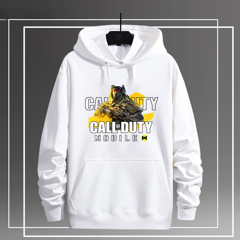 Unisex Game Logo Printed Loose Hoodie