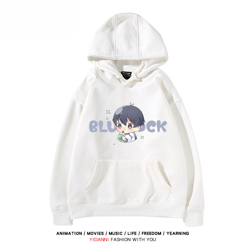 Cute Anime Graphic Print Pullover Hoodie