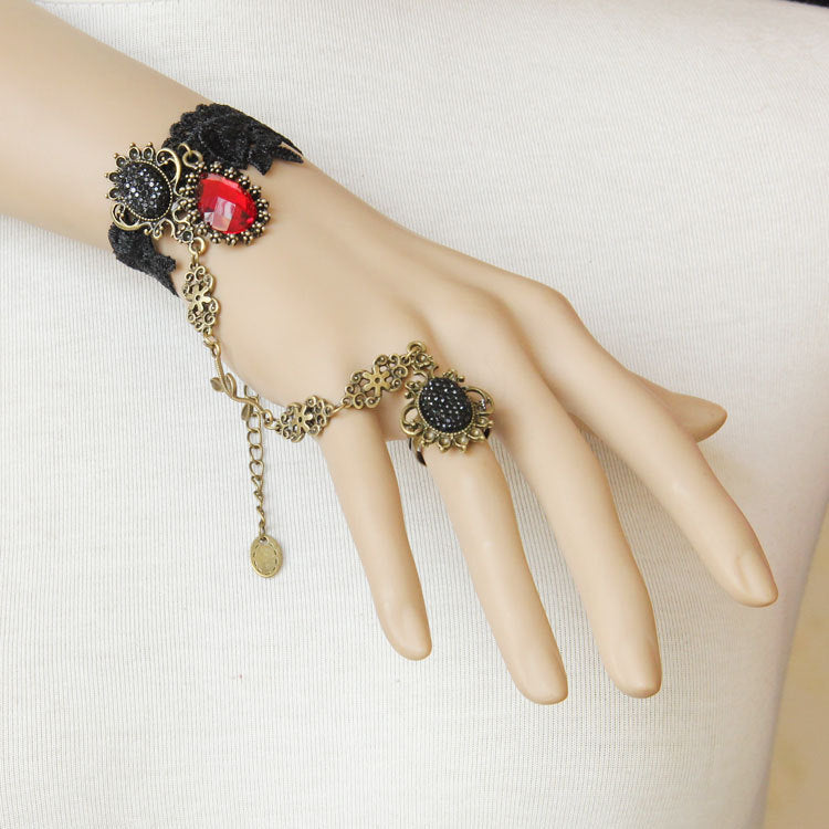 Gothic TVD Lace Bracelet