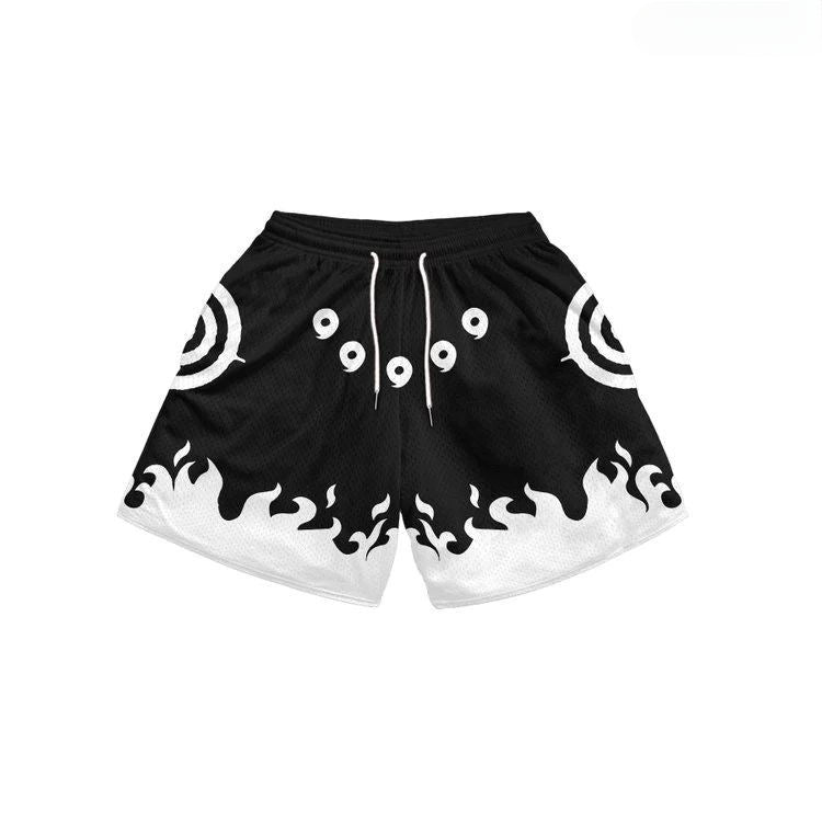 Men's Anime Digital Printed Beach Shorts