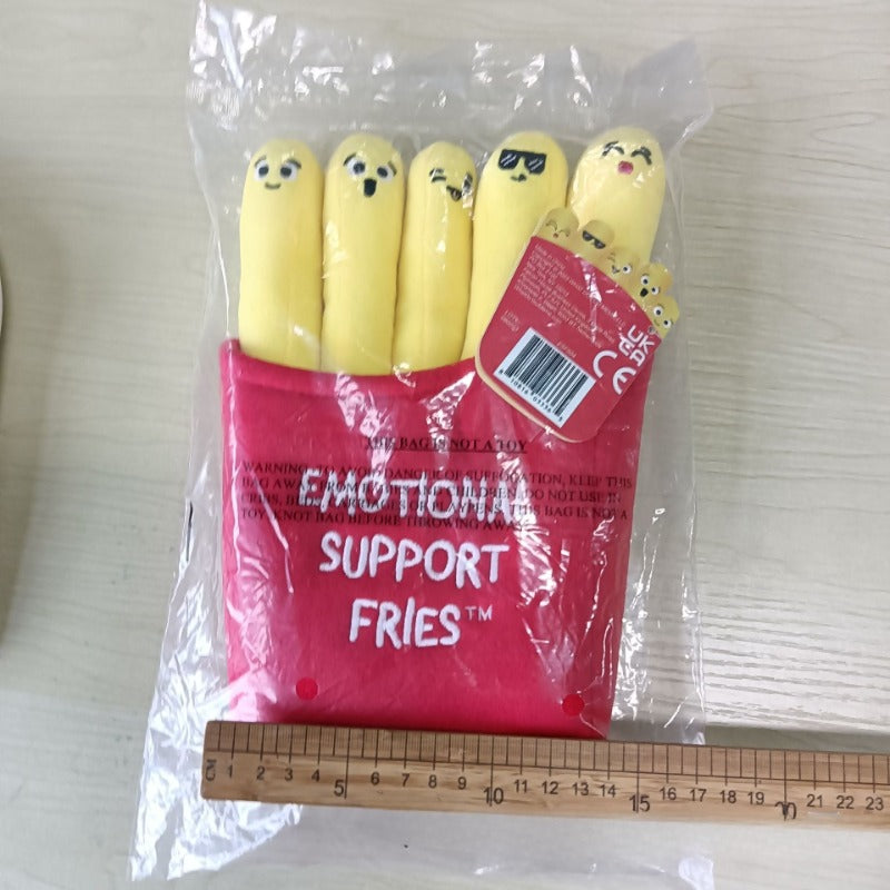 Emotional Support Fries Plush Toy