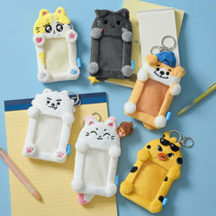 EN- Plush Card Holder Keychain