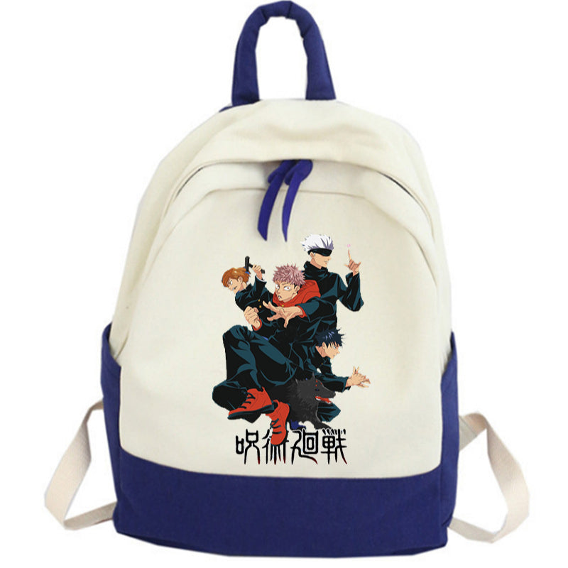 Trendy Anime Printed Casual Backpack