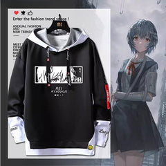 Unisex EVA Rei Anime Loose Hoodie