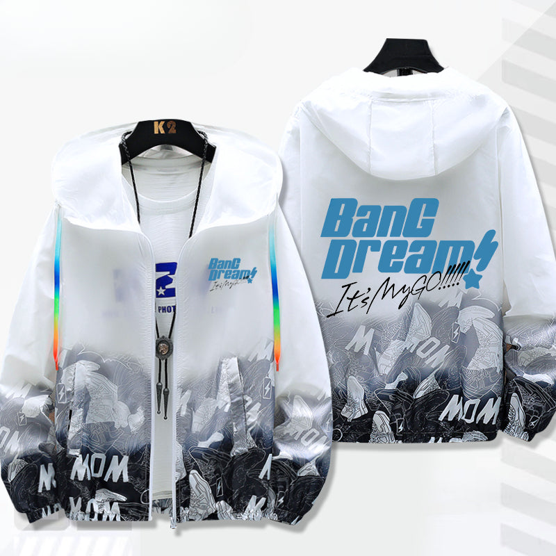 Anime Sunscreen Thin Zipper Jacket