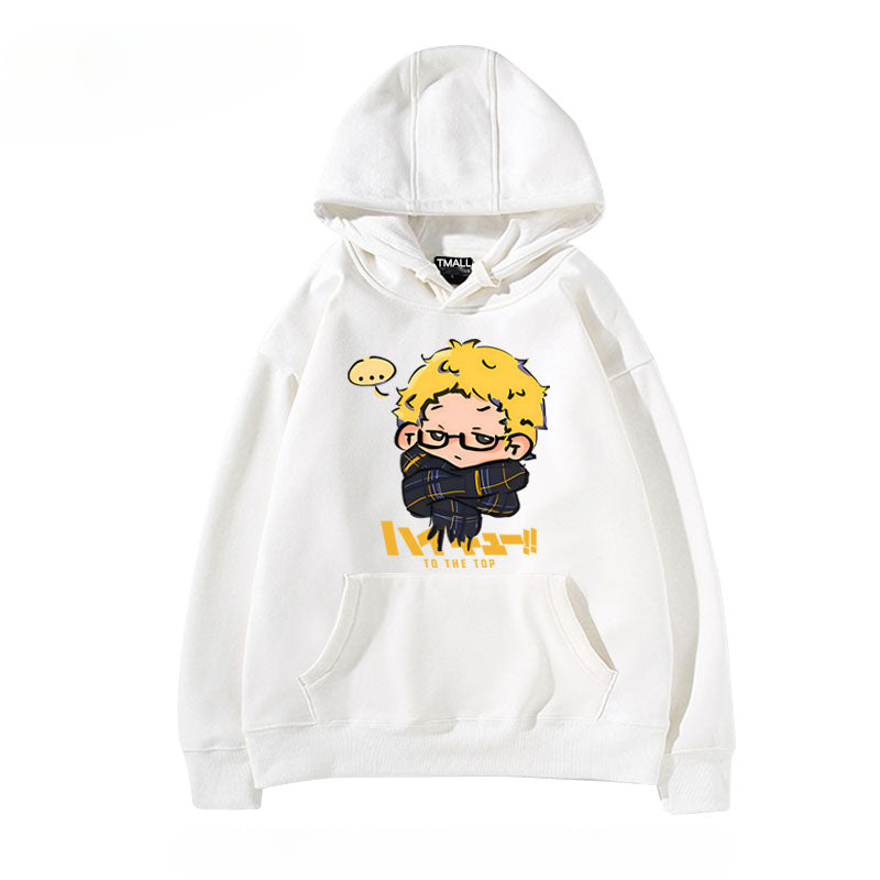 Unisex Anime Hinata Printed Pullover Hoodie
