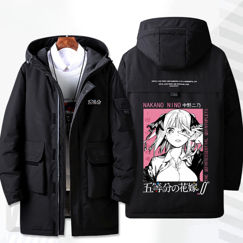 Men's and Women's Anime Winter Down Jacket