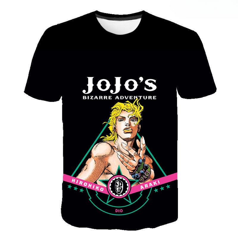 Men's Jojo 3D Print Crew Neck T-shirt